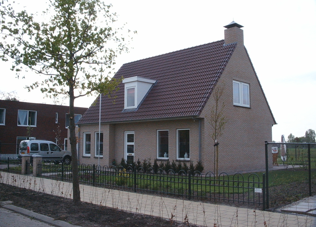 geschilderd huis